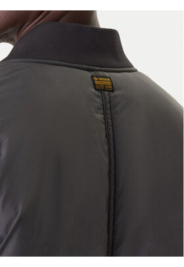 G-Star RAW - G-Star Raw Kurtka bomber GA-1 D26882-E063 Szary Regular Fit. Kolor: szary. Materiał: syntetyk