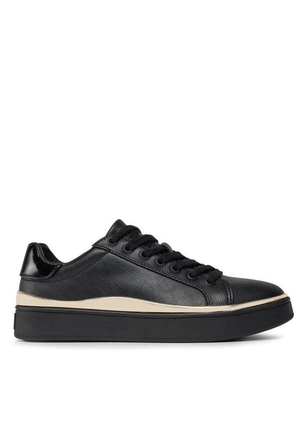 Guess Sneakersy FL8BNY SMA12 Czarny. Kolor: czarny. Materiał: skóra