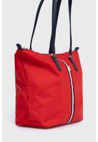 TOMMY HILFIGER - Tommy Hilfiger torebka kolor czerwony. Kolor: czerwony. Rodzaj torebki: na ramię #3