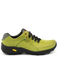 Olivier Męskie buty trekkingowe 296GT zielone. Kolor: zielony