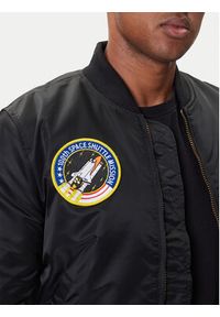 Alpha Industries Kurtka bomber Nasa 166107 Czarny Regular Fit. Kolor: czarny. Materiał: syntetyk #4