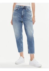 Tommy Jeans Jeansy DW0DW17622 Niebieski Mom Fit. Kolor: niebieski