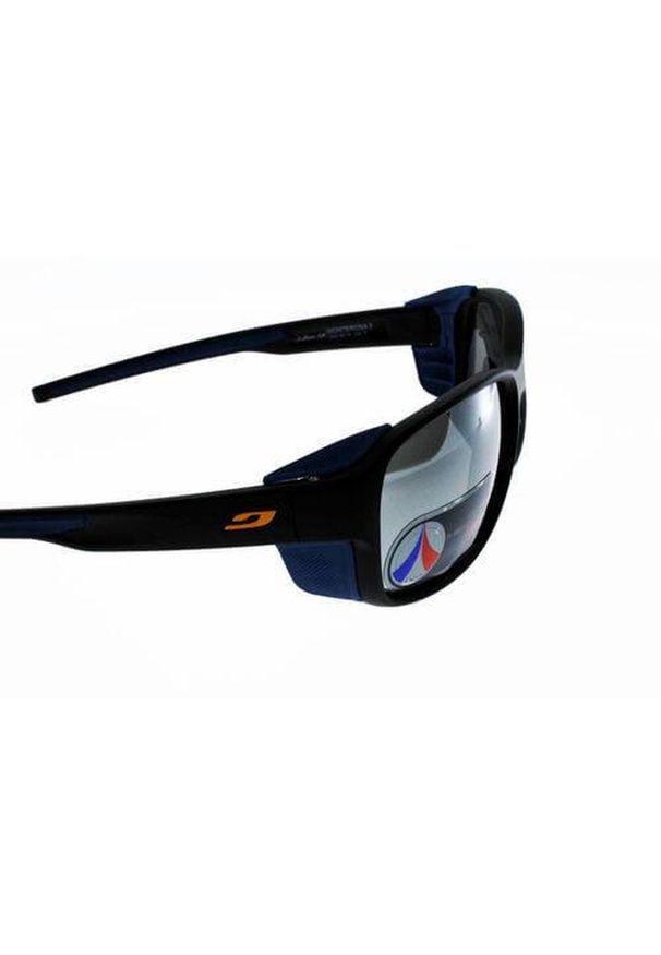 JULBO - Okulary polaryzacyjne Julbo Monterosa 2 czarno niebieski Spectron Polarized kat3. Kolor: czarny, pomarańczowy, niebieski, wielokolorowy
