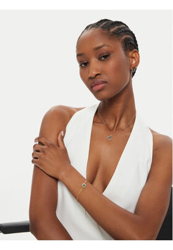 Trussardi Jeans - Trussardi Naszyjnik TJAXC54 Złoty. Materiał: metalowe. Kolor: złoty