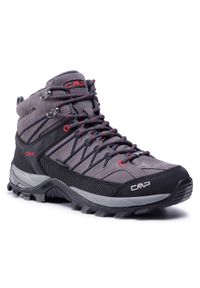 Trekkingi CMP - Rigel Mid Trekking Shoe Wp 3Q12947 Graffite/Antracite 44UF. Kolor: szary. Materiał: zamsz, skóra, materiał. Sport: turystyka piesza #1