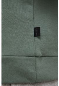 outhorn - Outhorn bluza męska kolor zielony gładka. Kolor: zielony. Materiał: tkanina. Wzór: gładki
