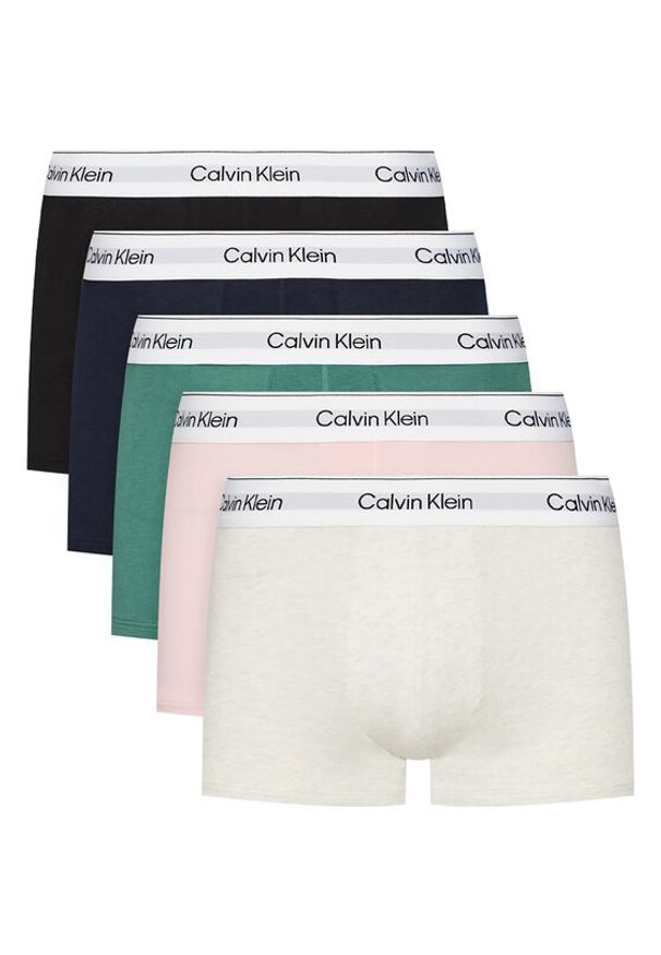 Calvin Klein Underwear Komplet 5 par bokserek LV00NB4393 Kolorowy. Materiał: bawełna. Wzór: kolorowy