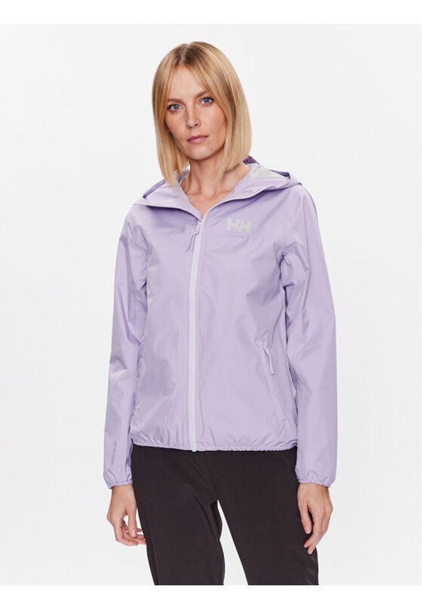 Helly Hansen Kurtka przeciwdeszczowa ESRA RØISE Belfast II 53433 Fioletowy Regular Fit. Kolor: fioletowy. Materiał: syntetyk
