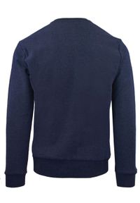 Wygodna Bawełniana Bluza - Pako Jeans - Granatowa. Kolor: niebieski. Materiał: poliester, bawełna