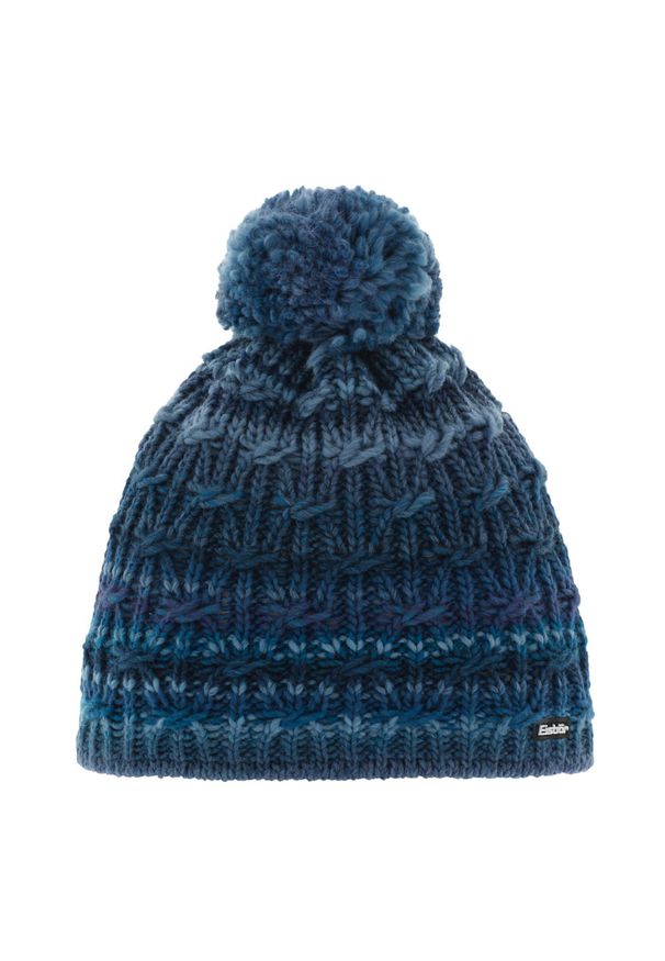 Czapka Eisbar Anka Pompon MÜ. Kolor: niebieski. Materiał: wełna. Styl: sportowy