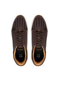 BOSS Sneakersy Ttnm Evo 50563946 Brązowy. Kolor: brązowy. Materiał: skóra #5