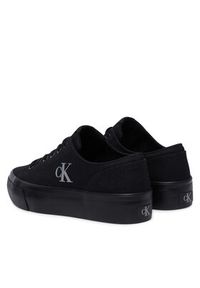 Calvin Klein Sneakersy Vulc Flatform Low Canvas Mg YW0YW01763 Czarny. Kolor: czarny. Materiał: materiał #4
