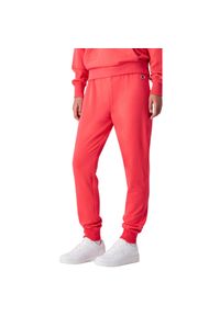 Spodnie damskie Champion Rib Cuff Pants 118101. Kolor: różowy. Materiał: dresówka