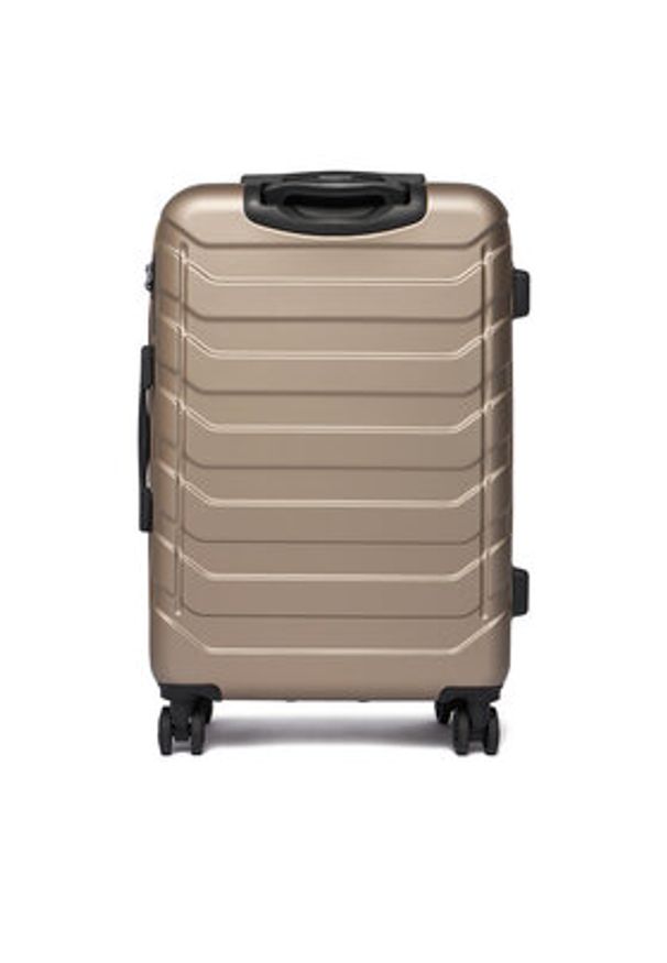 Gino Rossi - GINO ROSSI Walizka średnia CEO-GIN-M-002-05-GOLD Złoty. Kolor: złoty