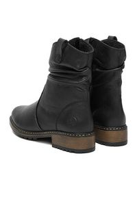 Rieker Botki Z6883-00 Czarny. Kolor: czarny. Materiał: skóra #5