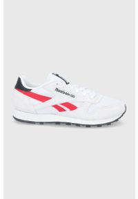 Reebok Classic - Buty Classic Leather. Nosek buta: okrągły. Zapięcie: sznurówki. Kolor: beżowy. Materiał: guma. Model: Reebok Classic #1