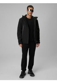 4f - 4F Kurtka przejściowa membrana 5000 męska - czarna M. Okazja: na spacer, na co dzień. Kolor: czarny. Materiał: materiał. Styl: casual #2