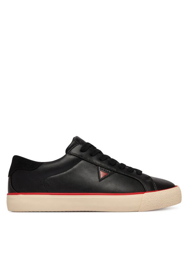 Guess Sneakersy FMPDAV ELE12 Czarny. Kolor: czarny. Materiał: skóra