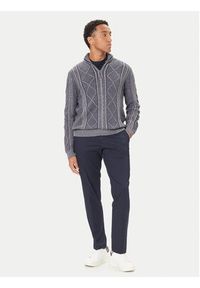 Guess Sweter M5BR44 Z2ZK2 Granatowy Regular Fit. Kolor: niebieski. Materiał: syntetyk #3