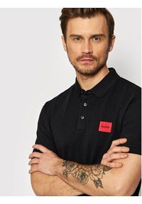 Hugo Polo Dereso222 50466202 Czarny Slim Fit. Typ kołnierza: polo. Kolor: czarny. Materiał: bawełna #5