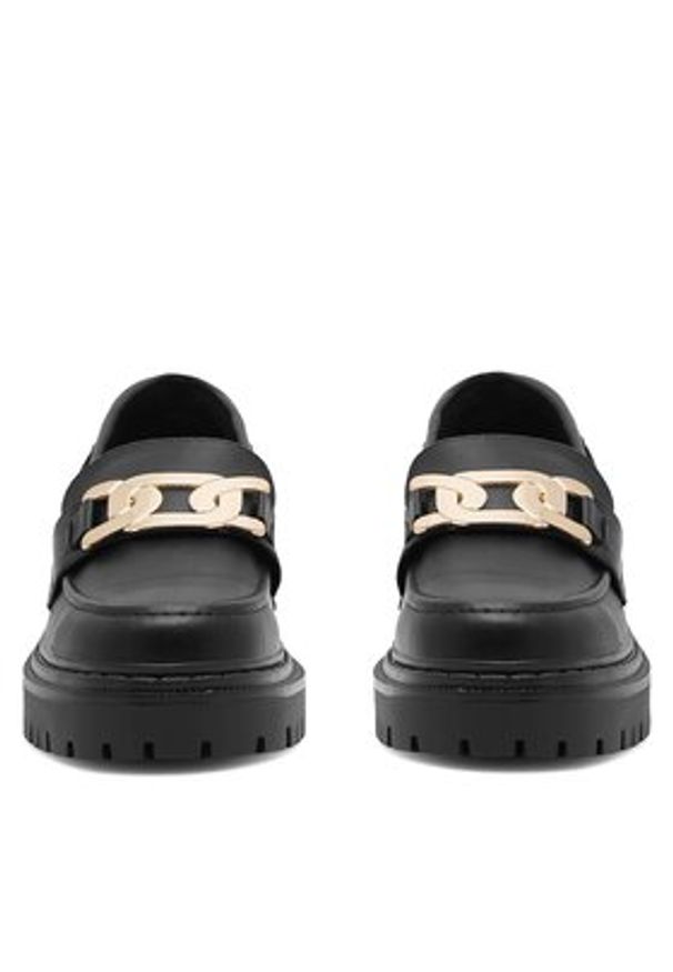 Jenny Fairy Loafersy WS5618-11 Czarny. Kolor: czarny. Materiał: skóra