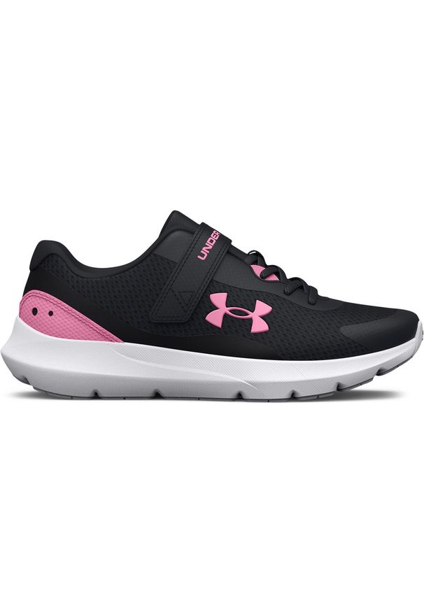 Buty Under Armour GPS Surge 3 A, Dzieci. Kolor: czarny. Materiał: materiał. Sport: bieganie