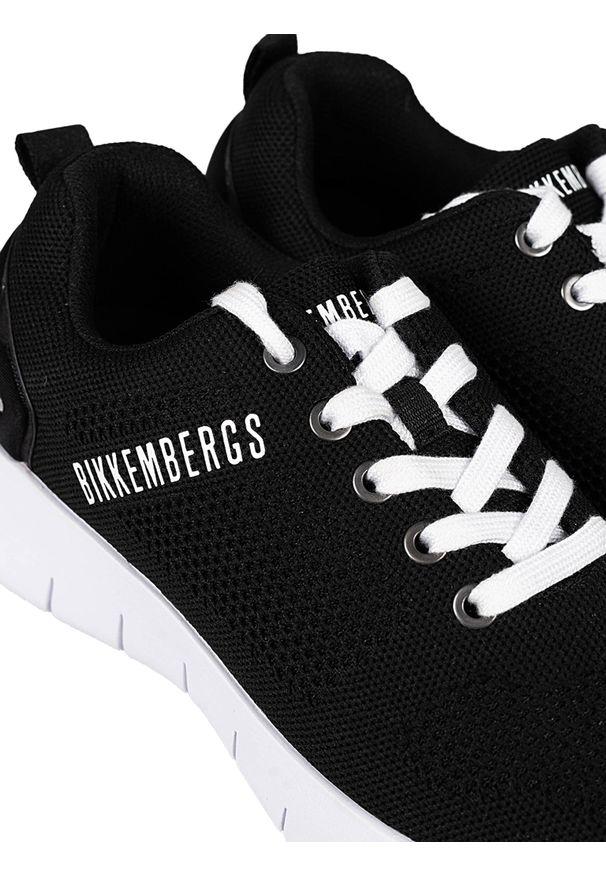 Bikkembergs Sneakersy "Florentine" | B4BKW0048 | Florentine | Kobieta | Czarny. Kolor: czarny. Materiał: materiał. Wzór: nadruk