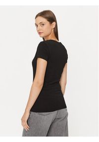 Guess T-Shirt W3YI36 J1314 Czarny Slim Fit. Kolor: czarny. Materiał: bawełna #3