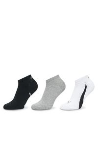 Zestaw 3 par niskich skarpet unisex Puma. Wzór: kolorowy