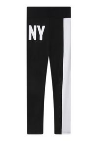 DKNY Legginsy D34A81 S Czarny Regular Fit. Kolor: czarny. Materiał: syntetyk #4