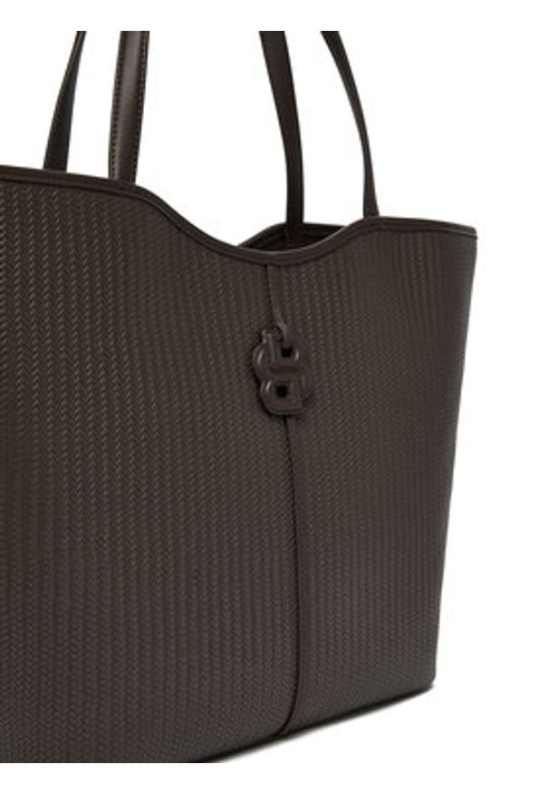 BOSS Torebka 50563192 Brązowy ciemny. Kolor: brązowy. Materiał: skórzane