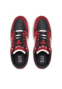 EA7 Emporio Armani Sneakersy X8X195 XK409 U269 Bordowy. Kolor: czerwony. Materiał: skóra, zamsz #5