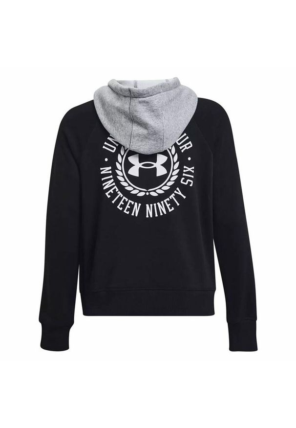 Under Armour - Bluza z kapturem Męska Rival Fleece CB. Typ kołnierza: kaptur. Kolor: wielokolorowy, szary