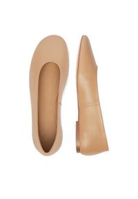 Gino Rossi - GINO ROSSI Baleriny C-V2127-241 Beżowy. Kolor: beżowy. Materiał: skóra #2