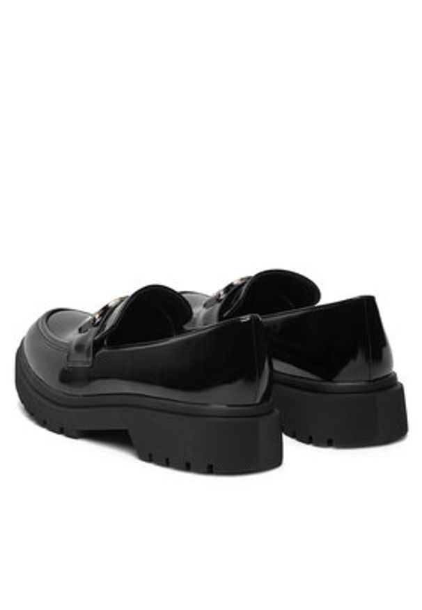 DeeZee Loafersy LZ24-01 Czarny. Kolor: czarny. Materiał: syntetyk, materiał