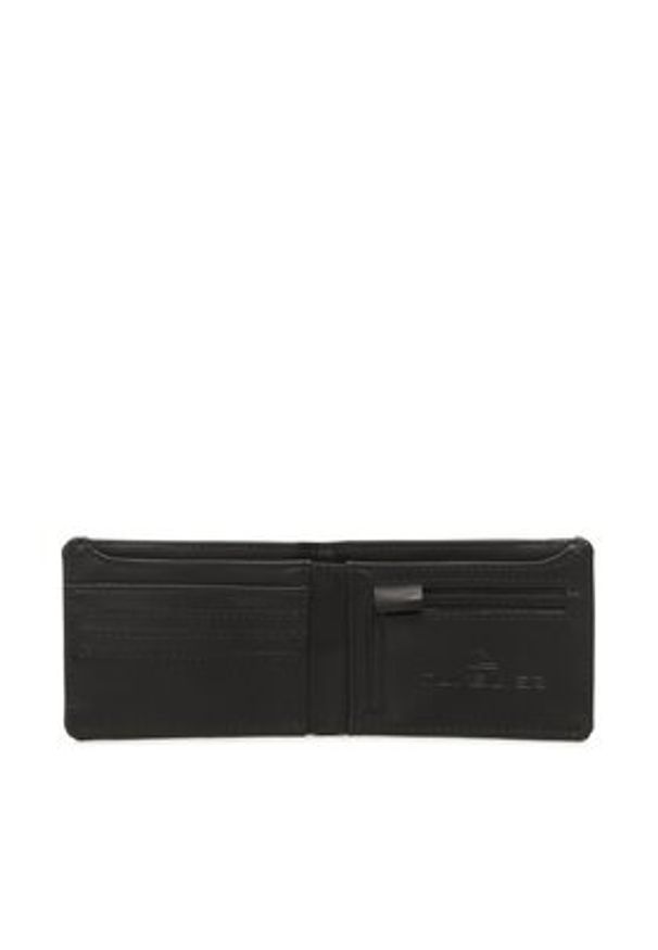 Quiksilver Duży Portfel Męski AQYAA03357 Czarny. Kolor: czarny. Materiał: skóra