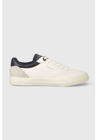 Pepe Jeans sneakersy KENTON JOURNEY M kolor biały PMS31006. Nosek buta: okrągły. Kolor: biały. Materiał: guma #1