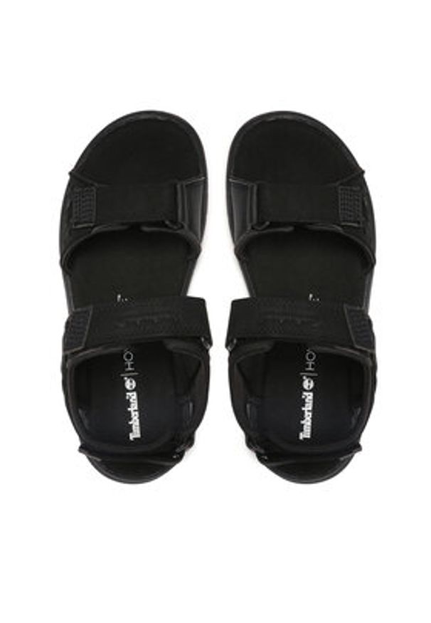 Timberland Sandały Governor's Island 3 Strap TB0A1QYZ001 Czarny. Kolor: czarny. Materiał: nubuk, skóra