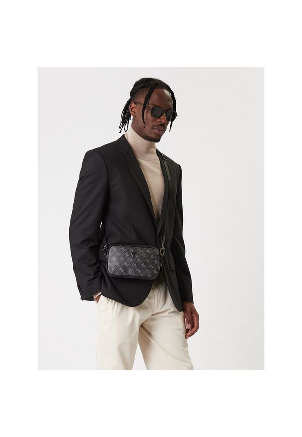 Saszetka Guess. Kolor: czarny