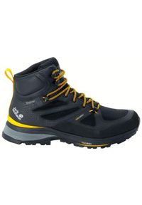 Buty trekkingowe męskie Jack Wolfskin Force Striker Texapore Mid. Wysokość cholewki: za kostkę. Zapięcie: sznurówki. Kolor: wielokolorowy. Materiał: materiał, tkanina, syntetyk. Szerokość cholewki: normalna