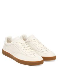 TOMMY HILFIGER - Tommy Hilfiger Sneakersy Lo Lux Lth FM0FM05815 Écru. Materiał: skóra #6