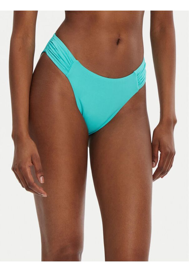 Seafolly Dół od bikini S. Collective 40726-942 Turkusowy. Kolor: turkusowy. Materiał: syntetyk