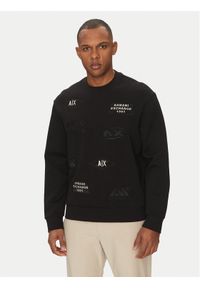 Armani Exchange Bluza XM000479 AF10818 UC001 Czarny Regular Fit. Kolor: czarny. Materiał: bawełna #1