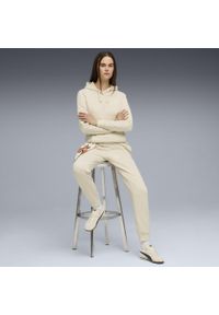 Puma - Damski dres z kapturem PUMA. Kolor: biały, beżowy, wielokolorowy. Materiał: dresówka. Sport: fitness #2