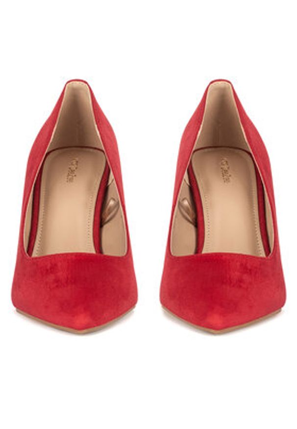 DeeZee Szpilki WYL3660-7 Czerwony. Kolor: czerwony. Materiał: materiał. Obcas: na szpilce