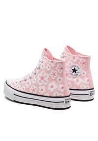 Converse Trampki Chuck Taylor All Star Lift Platform Flower Embroidery A06324C Różowy. Kolor: różowy