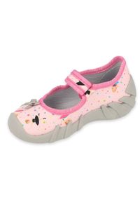 Befado obuwie dziecięce 109P248 różowe. Kolor: różowy. Materiał: tkanina, bawełna #4