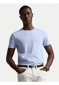 Polo Ralph Lauren T-Shirt 710671438528 Niebieski jasny Regular Fit. Typ kołnierza: polo. Kolor: niebieski. Materiał: bawełna #1