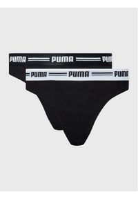 Puma Komplet 2 par stringów 907854 Czarny. Kolor: czarny. Materiał: bawełna #1