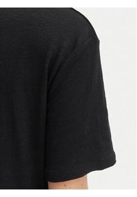 BOSS T-Shirt C_Ela_1 50538645 Czarny Oversize. Kolor: czarny. Materiał: len #5